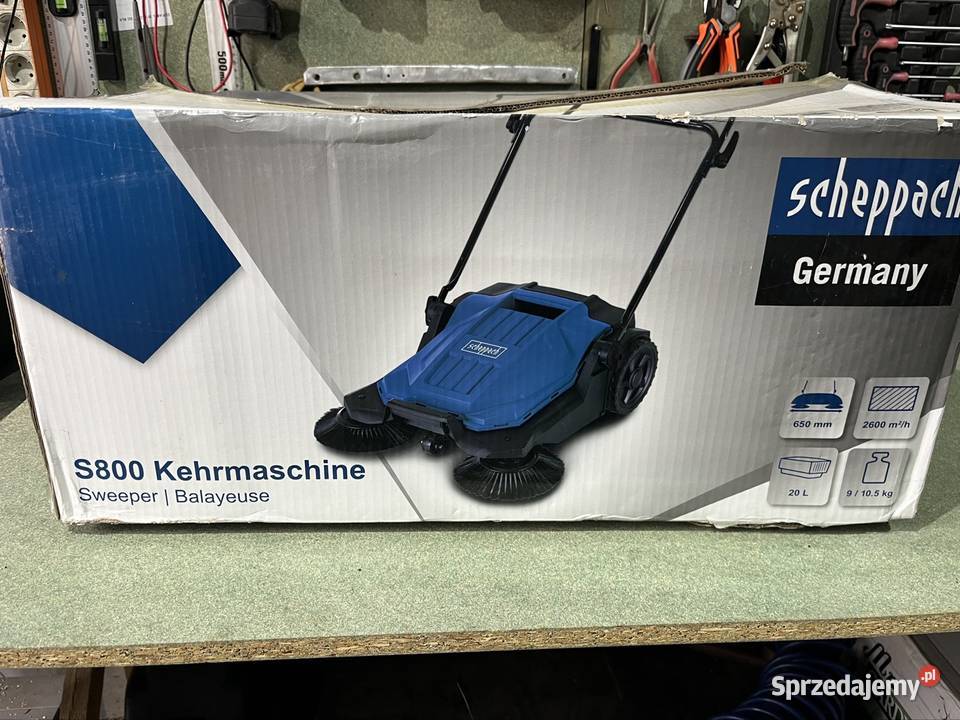 Zamiatarka ręczna Scheppach s800