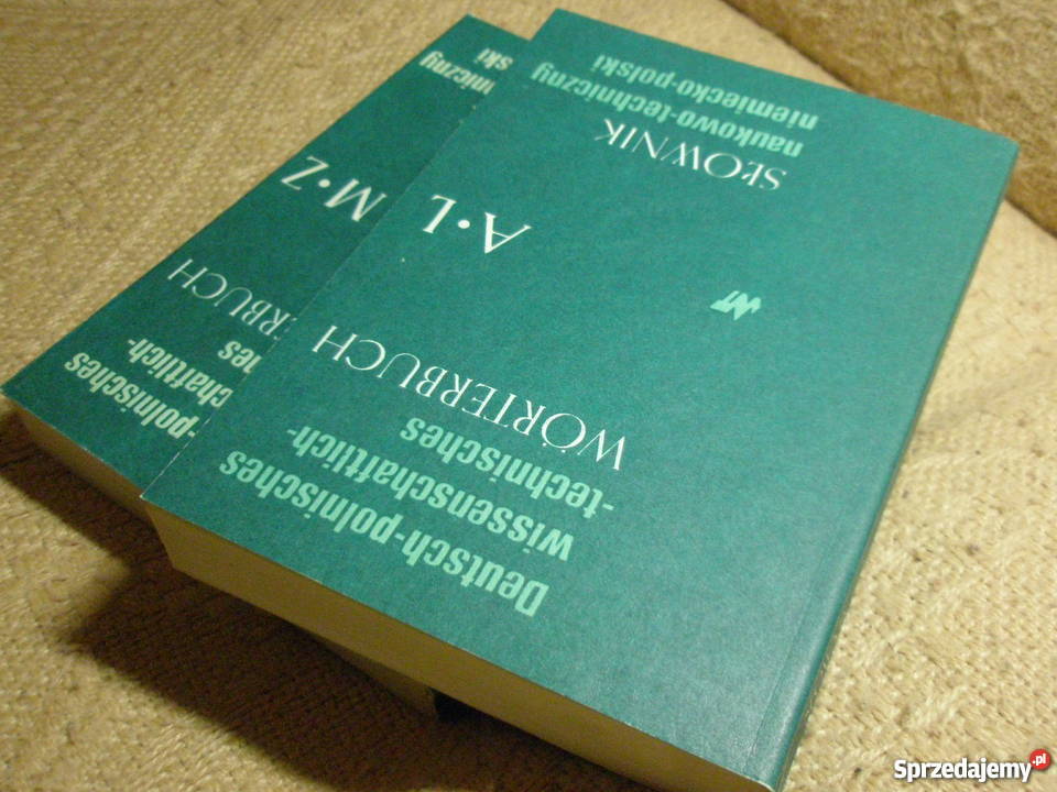 Słownik naukowotechniczny niemieckopolski Rok wydania 1975 Pozostałe mazowieckie Ostrołęka