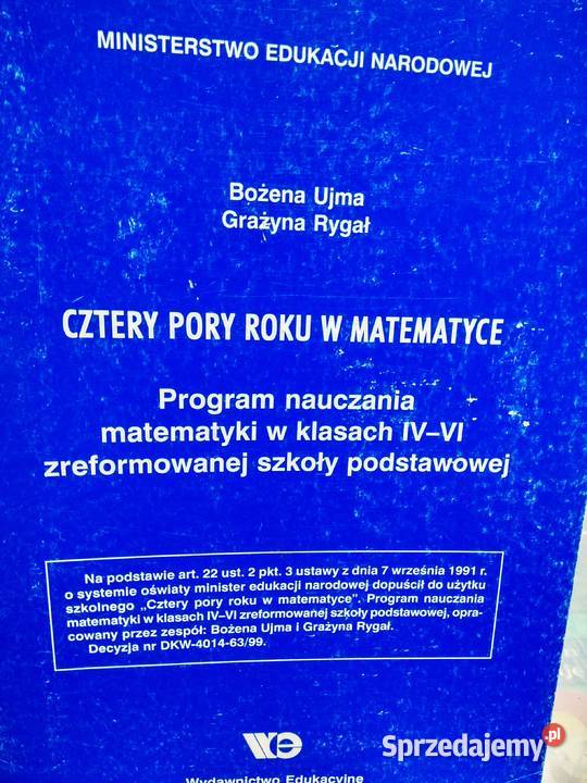 Cztery pory roku w matematyce antykwariat Antykwariat mazowieckie