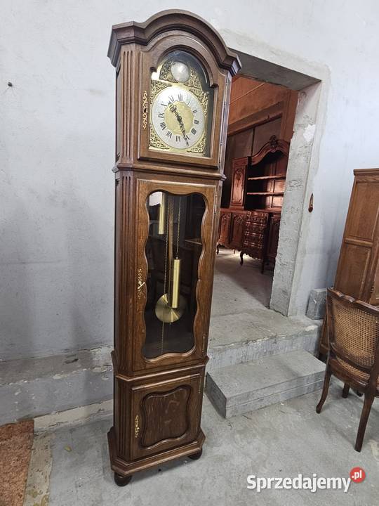 Ładny stylowy zegar stojący z Francji Nowy Sącz