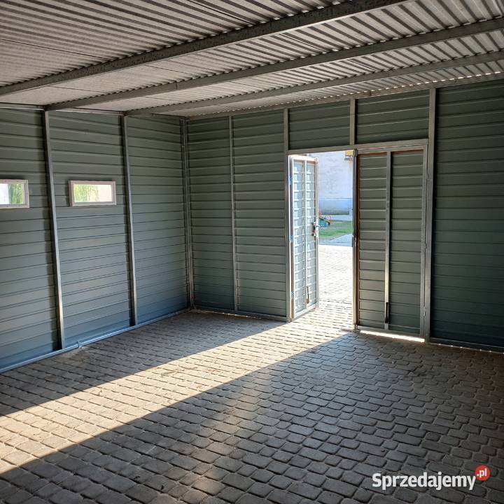 Garaż blaszany Blaszaki na każdy inny kształt Nieruchomości lubuskie Sulęcin