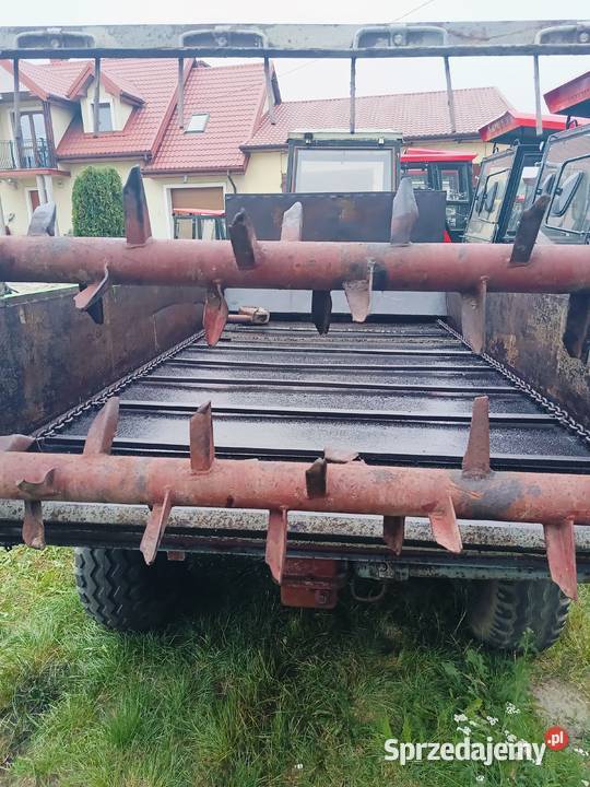 Rozrzutnik obornika przyczepa jednoosiowa Ciachcin