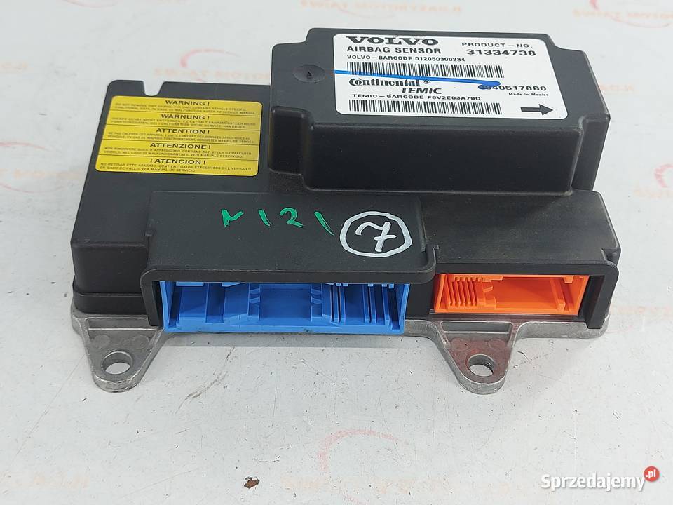 VOLVO C30 12r moduł AIRBAG 31334738 Kielce