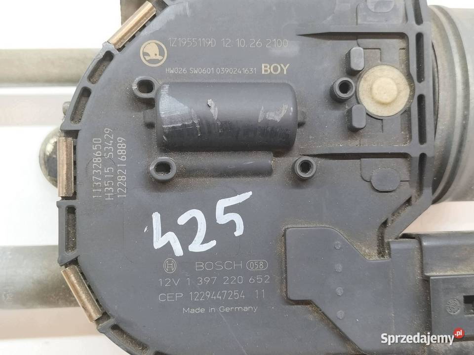 MECHANIZM WYCIERACZEK PRZÓD EUROPA 1Z1955023E