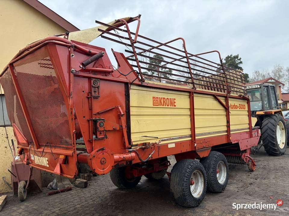 Przyczepa samozbierająca Krone Turbo 5000 Myszyniec