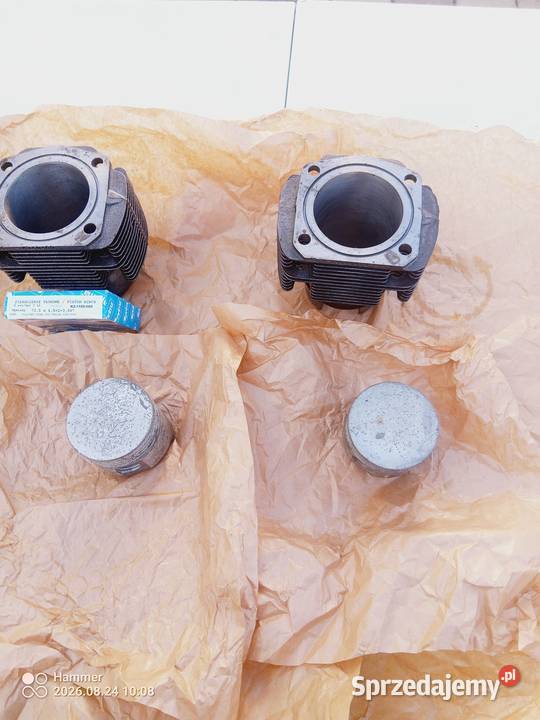 Nowe cylindry tłoki sworznie fiat 126p 600 osobowe Twardogóra
