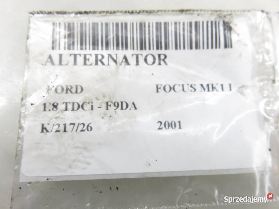 ALTERNATOR FORD FOCUS MK1 I 18 TDCi 1M5T10300BB sprzedam