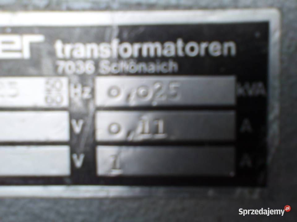 Transformator bezpieczeństwa warsztatowy 220v24v wielkopolskie Bukownica