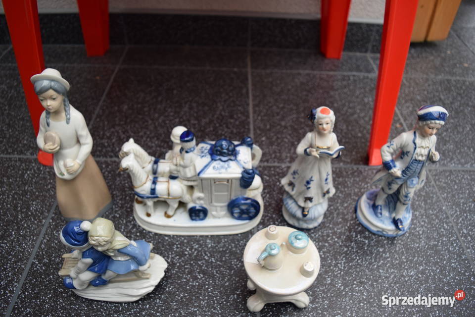 Figurki Porcelana 12 SztukOkazja Olsztyn Dajtki warmińsko-mazurskie