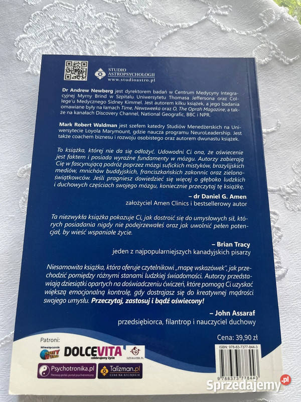 Książka oświecenie zmienia twój mózg Pozostałe Bielsko-Biała