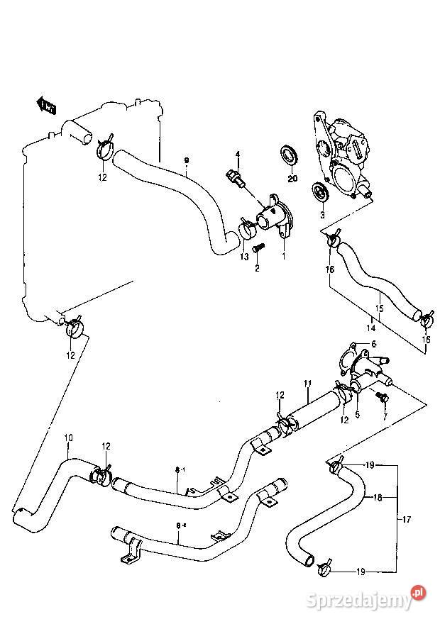 USZCZELKA ZAWORU NAGRZEWNICY PAPIEROWA DAEWOO Szczecin
