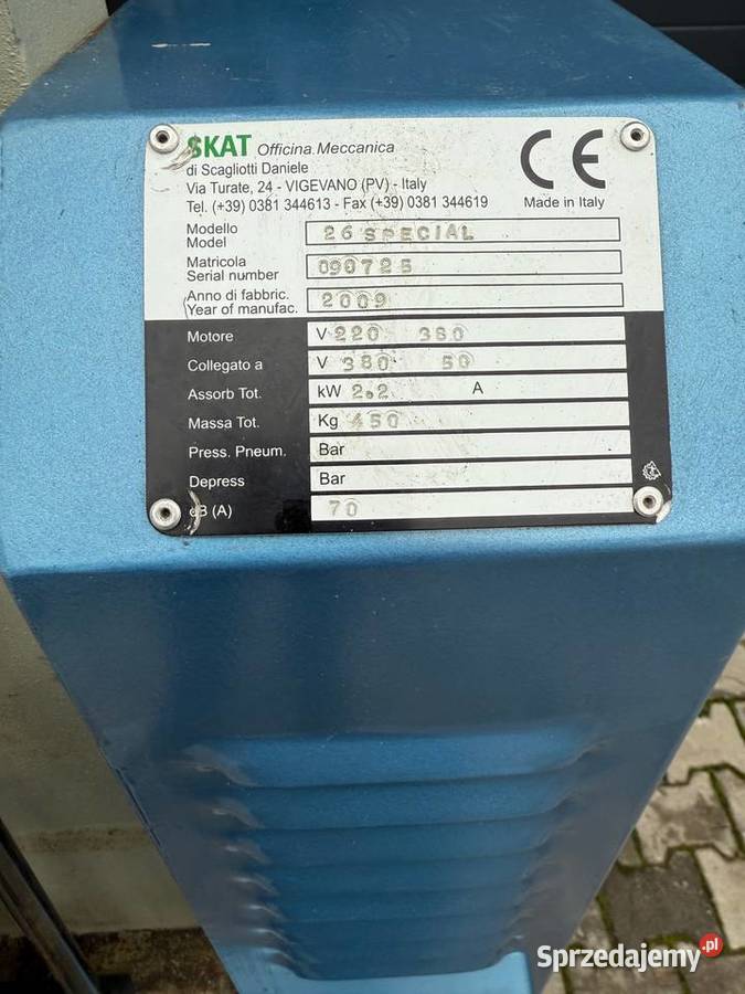 Skat 26 Special Paskarka maszyna do cięcia skóry