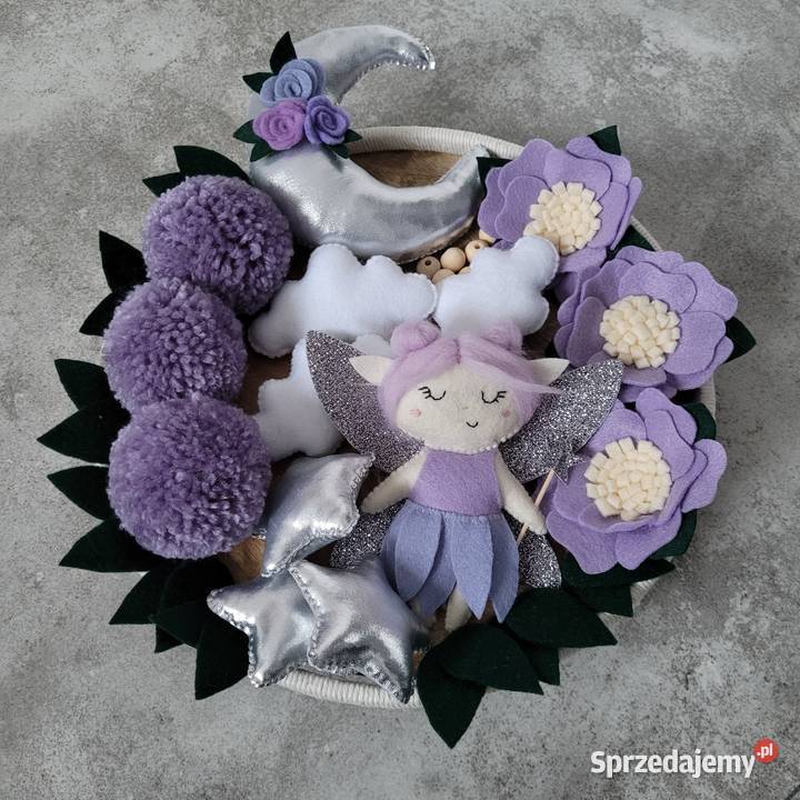 Karuzela do łóżeczka Fioletowa wróżka Dekoracje i ozdoby Częstochowa sprzedam