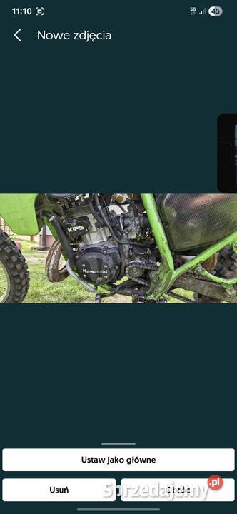 Kawasaki kmx 125 enduro przerobiony na crossa Gabryelin