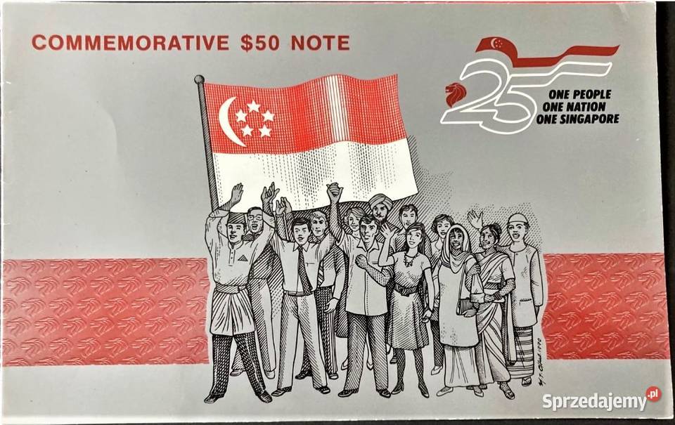 SINGAPUR 199050P30FOLDER UNC wysyłka Człuchów