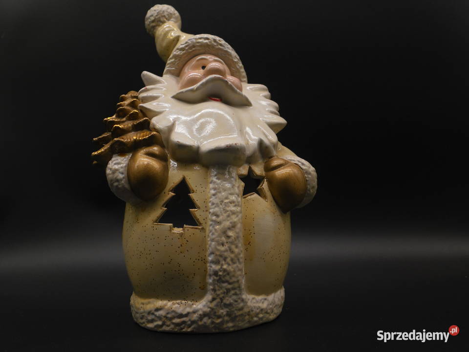 Ceramiczna figurka świecznik lampion Święty Porcelana i szkło Raszków sprzedam