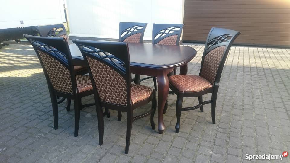 Krzesło eleganckie stylowe tapicerowane do Dom i Ogród