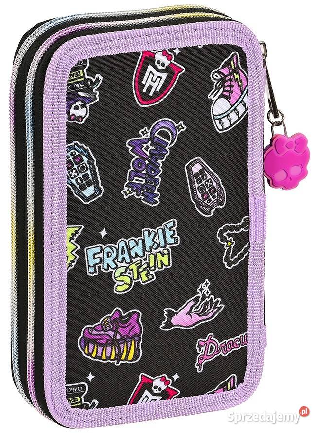 Piórnik Monster High z Wyposażeniem 2 Komory