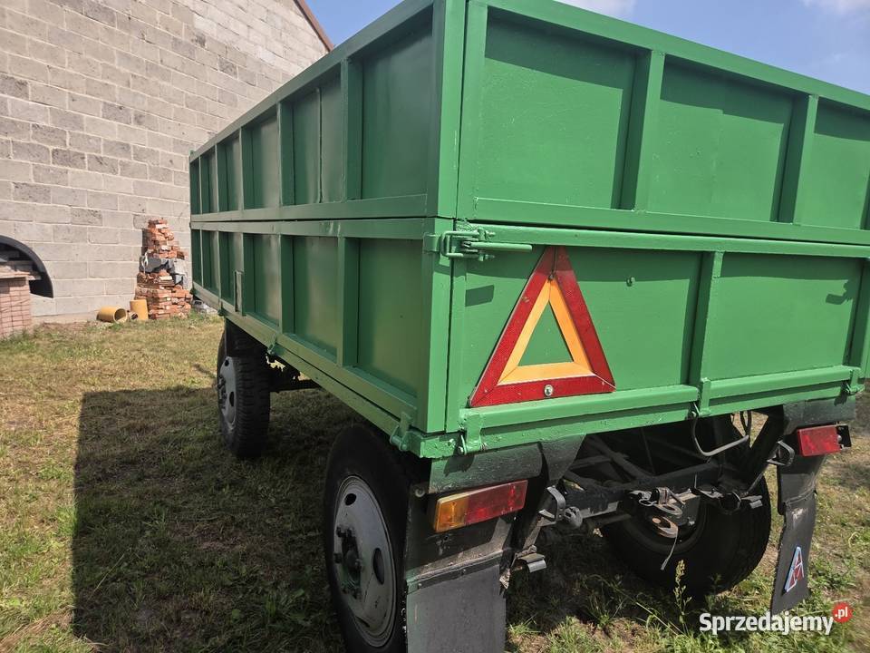 Przyczepa rolnicza Autosan D44 35t do zboża łódzkie Złoczew