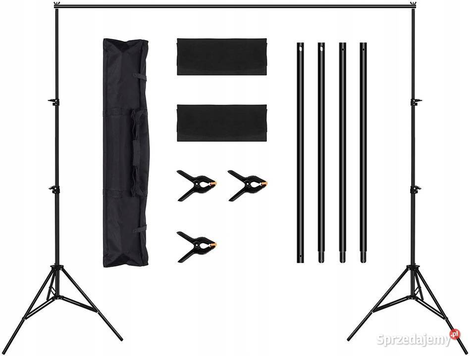 STATYW BELKA ZESTAW DO ZAWIESZANIA TŁA TEŁ 2x3M mazowieckie sprzedam