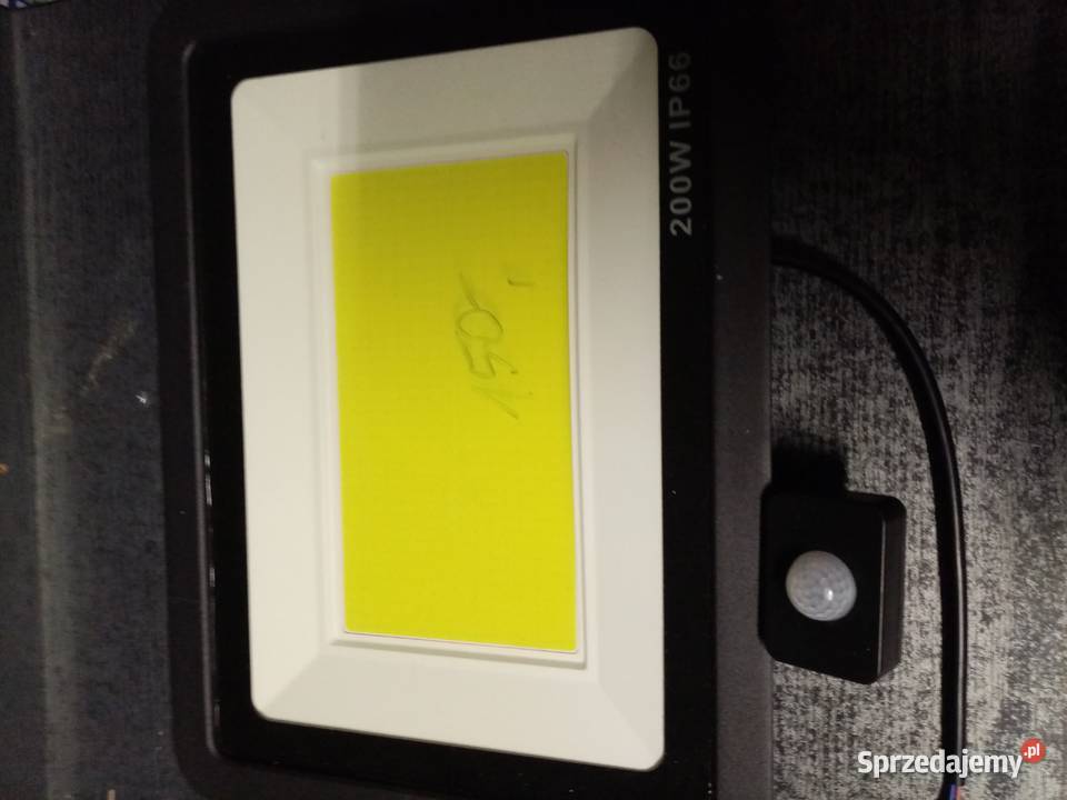 lampa 200w z czujnikiem ruchu super LED