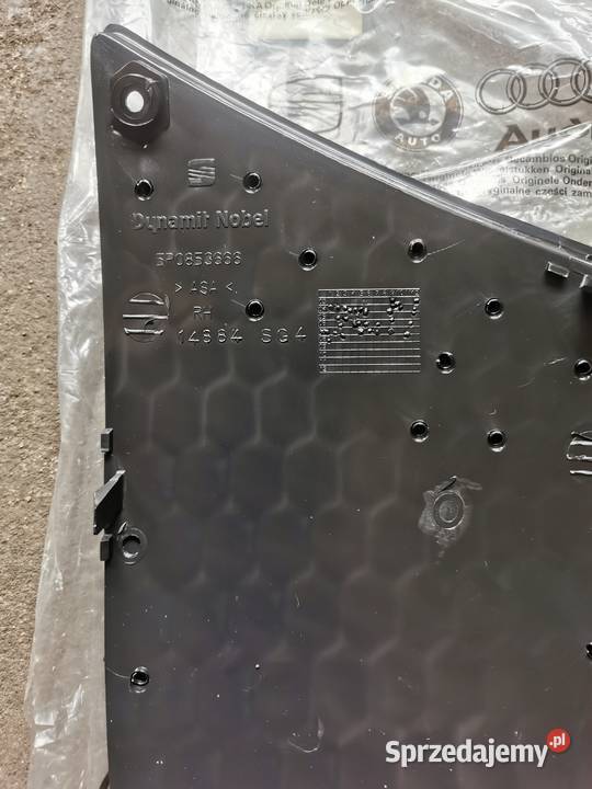 Kratki zderzaka seat leon 5p0853666 5p0853665 Mokrsko Rządowe