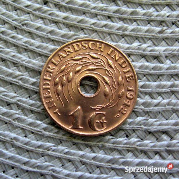 Holenderskie Indie Wschodnie 1 Cent 1942r P Kalisz