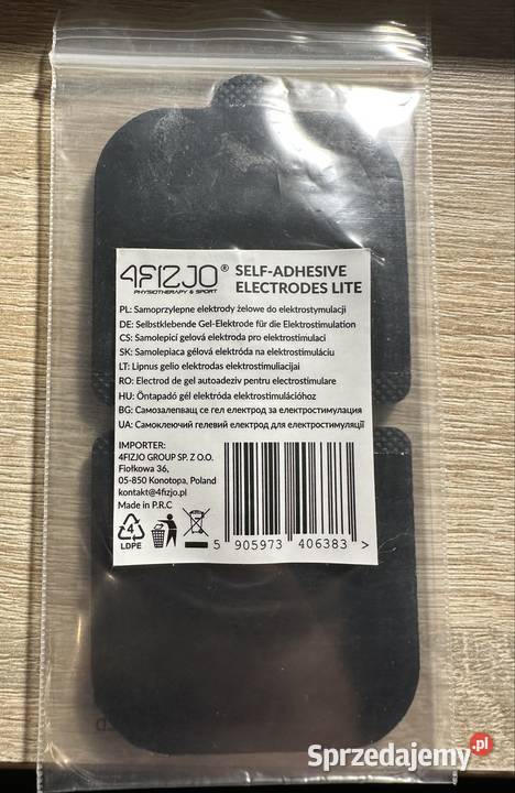 Elektrody żelowe do elektrostymulacji 2 Bogdanowo