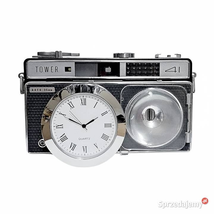 Zegar z aparatu fotograficznego vintage retro śląskie