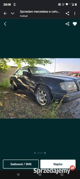 Mercedes 124Cupe Motoryzacja