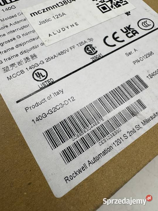 Allen Bradley 140GG2C3D12 Wyłącznik automatyczny mazowieckie Warszawa