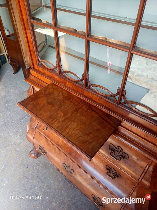 Oryginalna Witryna Ludwik Filip XIX XX w Meble Suchorzew