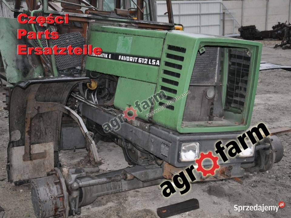 Fendt 612 LSA części skrzynia biegów most Pozostałe dolnośląskie Byków sprzedam