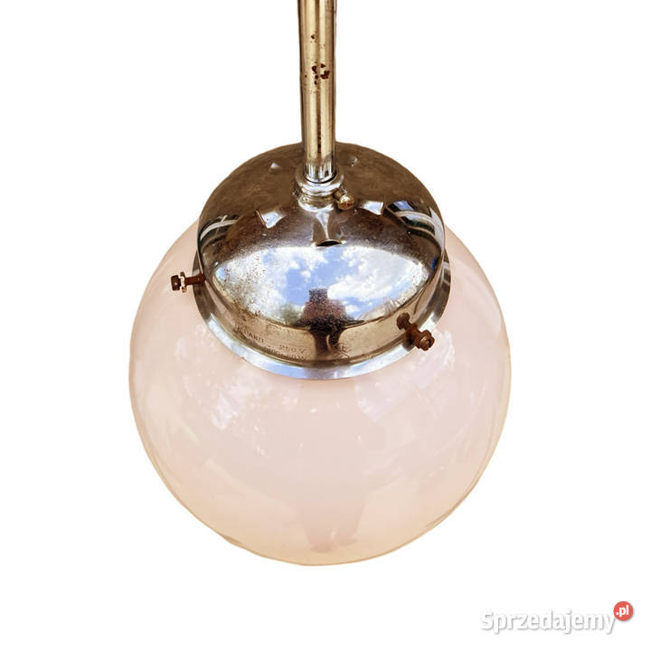 Artdecowska Lampa wisząca Napako Czechosłowacja Warszawa
