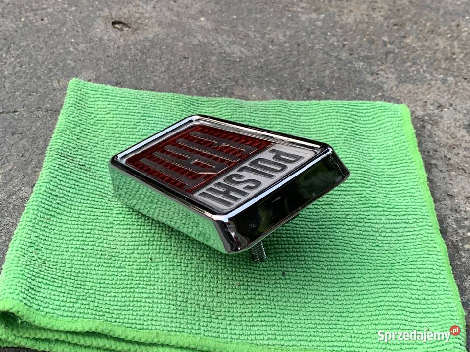 Emblemat znaczek Polski Fiat 126p Oryginał tzw małopolskie Kraków sprzedam