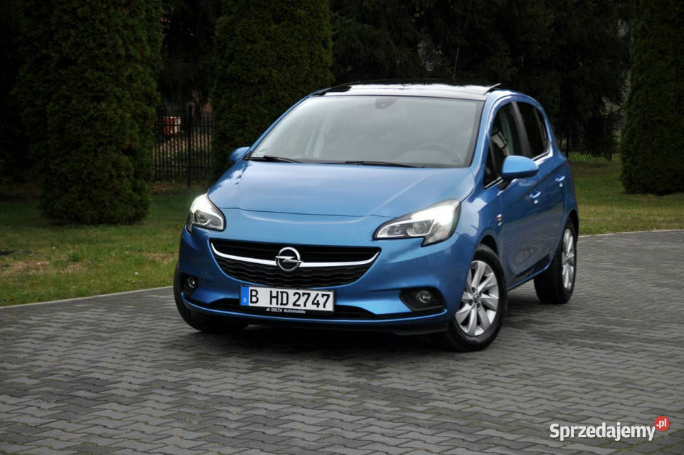 Opel Corsa 14T100LedPanoramaAndroid AutoGrzane kurtyny powietrzne Ostrów Mazowiecka