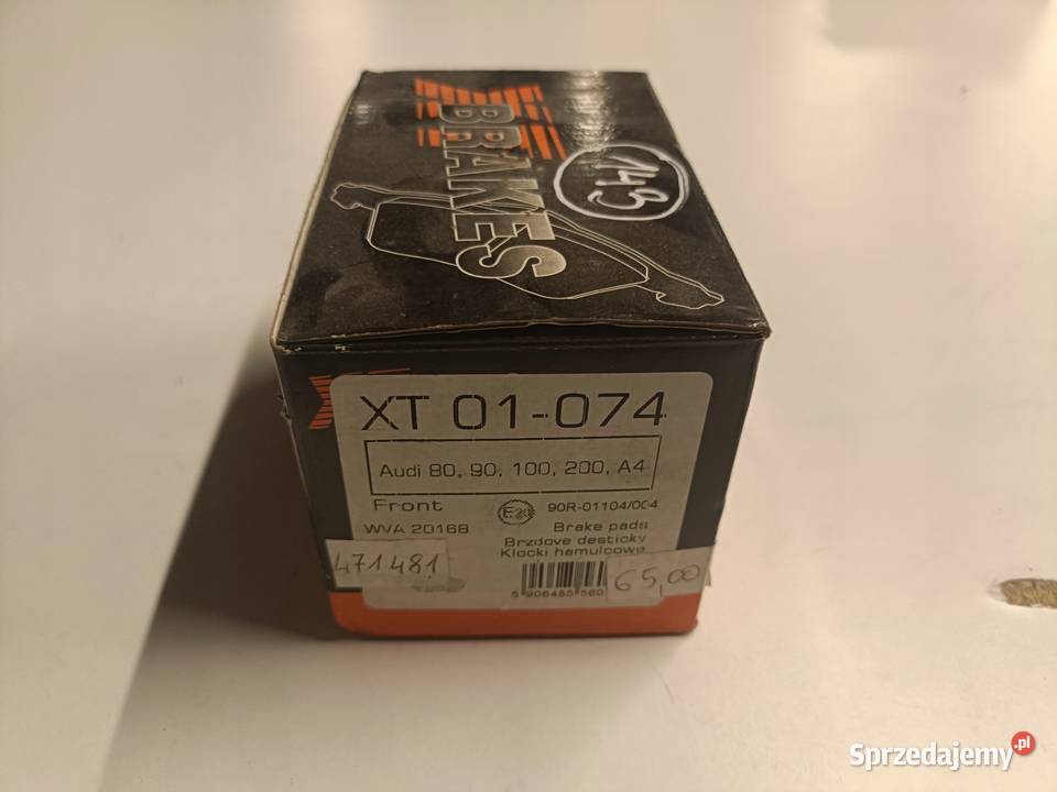 KLOCKI HAMULCOWE Audi 100 200 PRZEDNIE przód Układ hamulcowy Rudka sprzedam