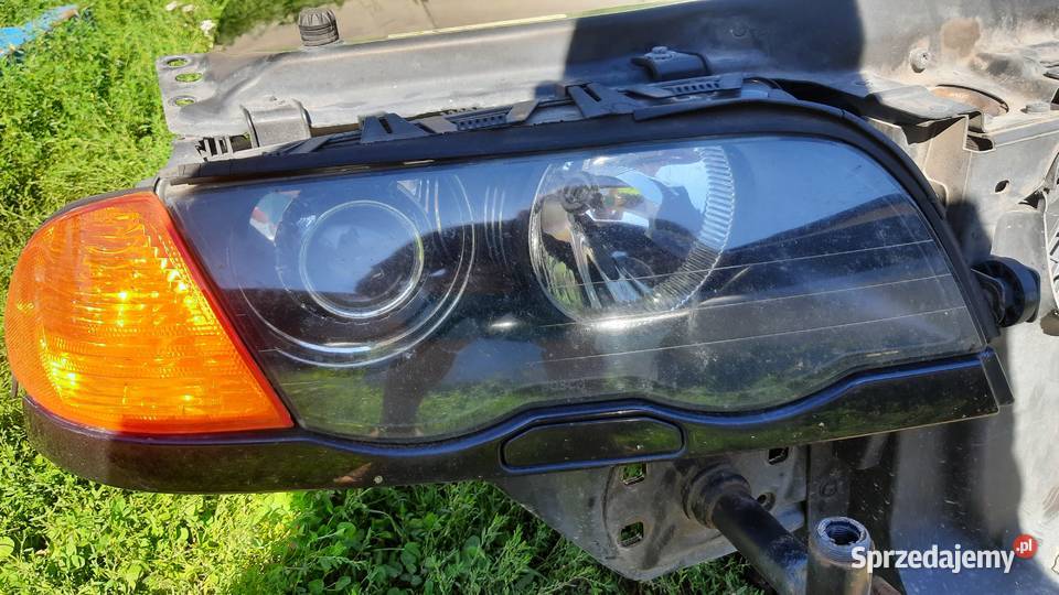 pas przedni lampy ksenon maska chłodnice xenony Korzeńsko