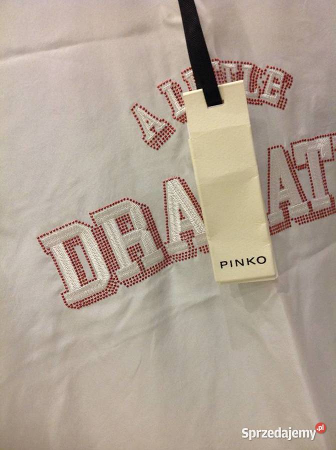 Biała Jedwabna Bluzka Damska PINKO 38 NOWA lubuskie Nowa Sól