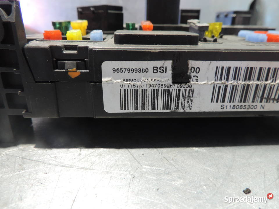 MODUŁ BSI CITROEN C3 14 8V 9657999380