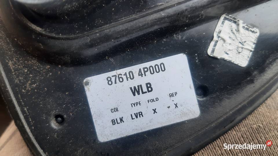lusterko zewnętrzne lewe prawe Hyundai i20 I osobowe dolnośląskie Dębno