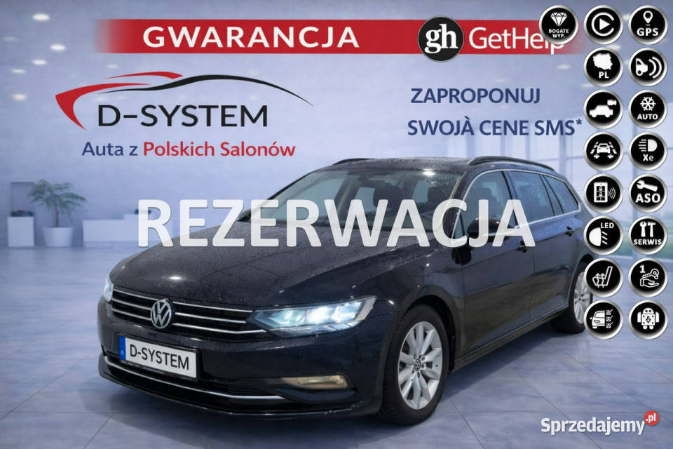Volkswagen Passat Variant 2022 Salon Polska podgrzewane fotele Białystok sprzedam