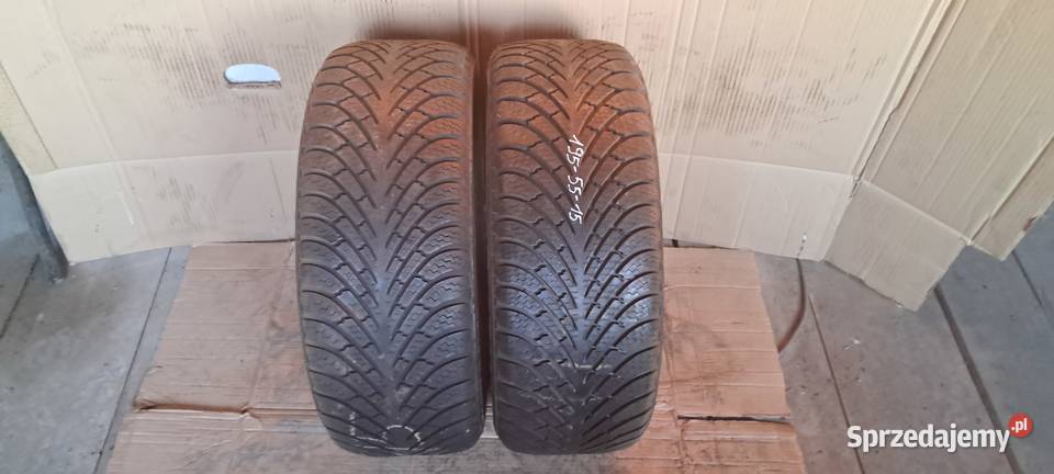 2x używane opony zimowe 195 55 15 FULDA lubelskie
