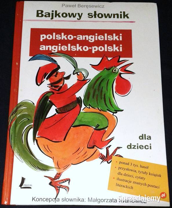 Bajkowy słownik polskoangielski angielskopolski twarda Chełm