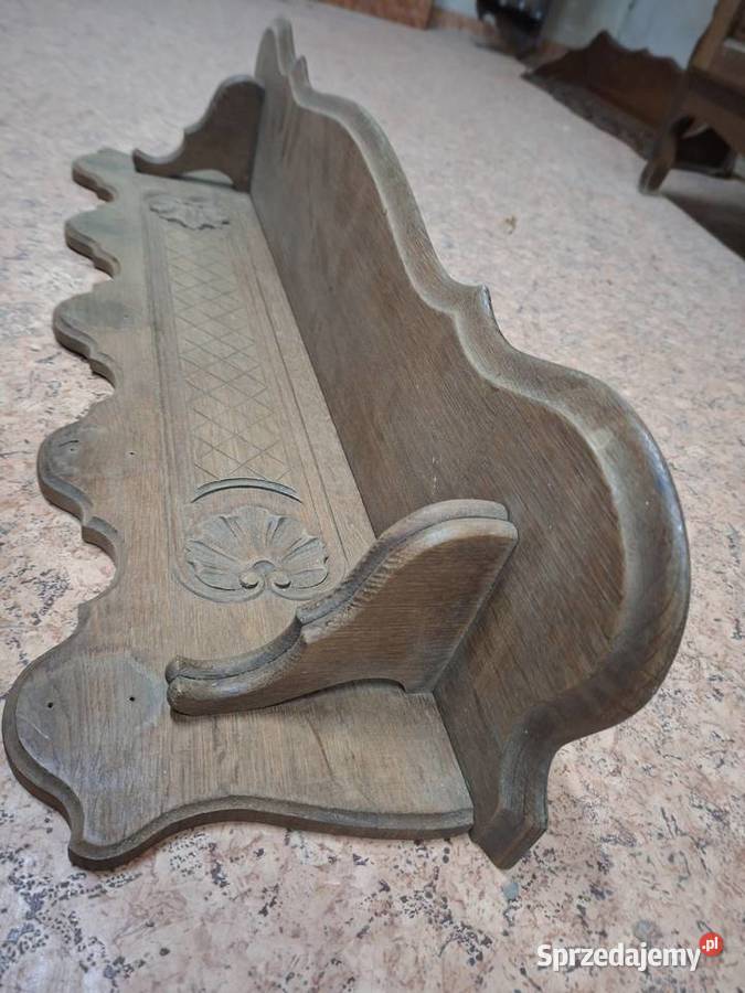Stara drewniana półka do odnowienia małopolskie Nowy Sącz