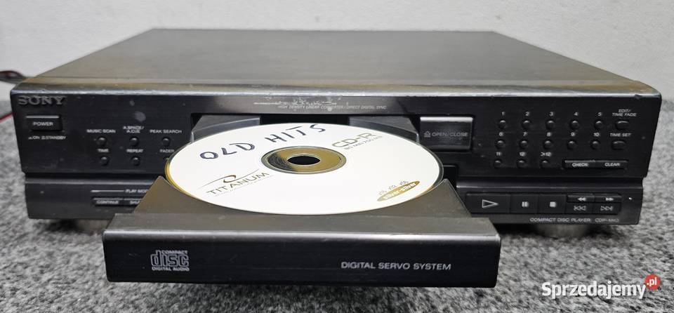 Odtwarzacz płyt Sony CDPM43 czyta płyty wysyłka Odtwarzacze CD i MD Kraków sprzedam