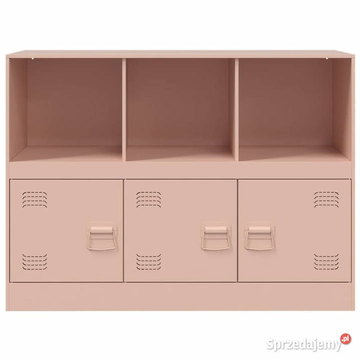 Szafka boczna różowa 99x39x73 stal WM841788