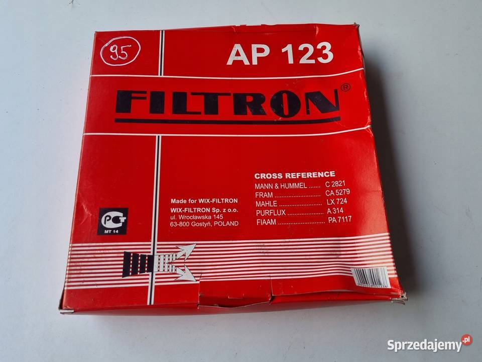 FILTR POWIETRZA Nissan 100NX Primera P10 Sunny Rudka