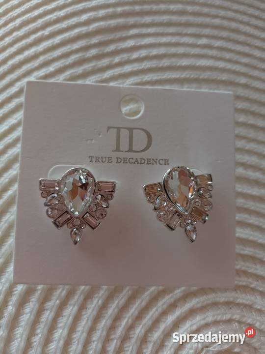 Bogato zdobione kolczyki Biznesowe z Londynu Dla kobiet Kraków