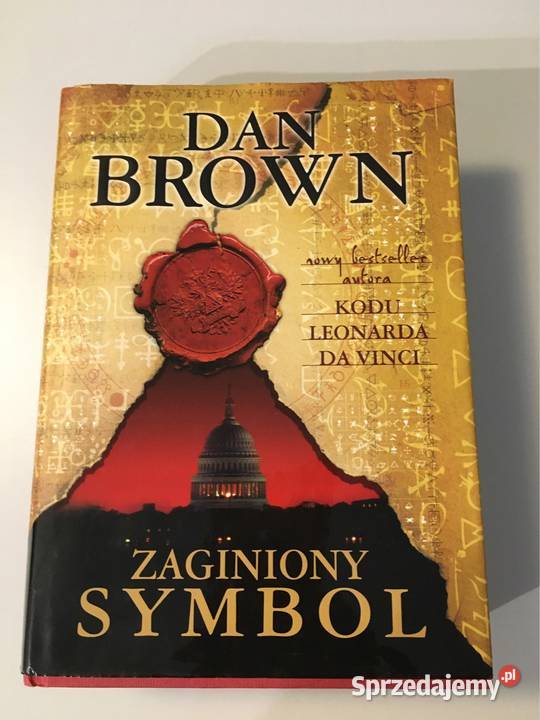Książka Dan Brown Zaginiony Symbol Skawina sprzedam